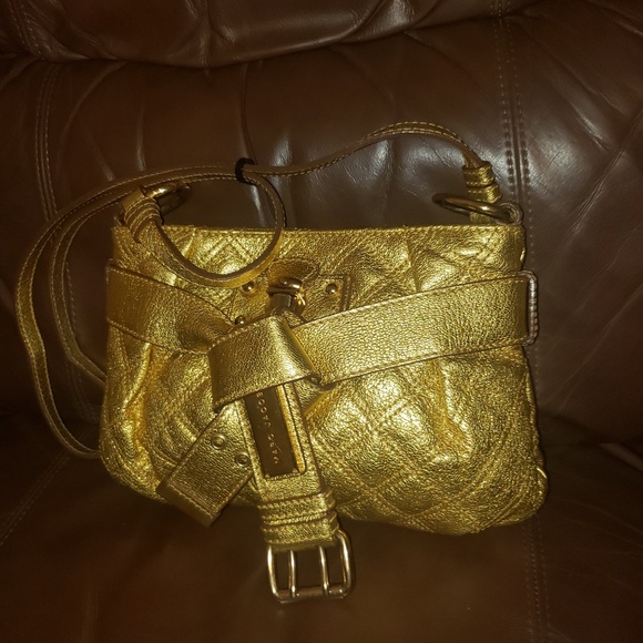 Marc Jacobs  Quilted Gold Purse - Picture 5 of 8